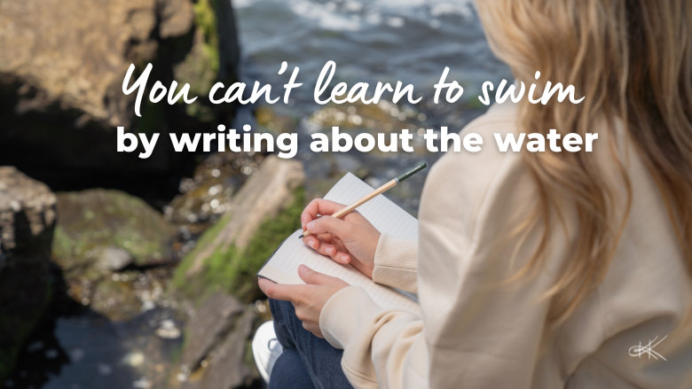 writing about the water