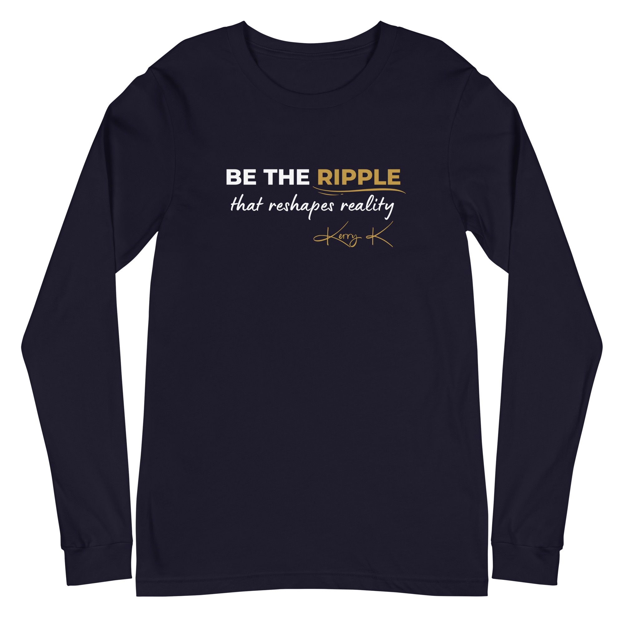 Unisex Long Sleeve Tee (Dark) Design 1 - Image 5