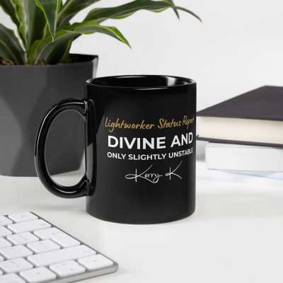 Black Glossy Mug Design 3