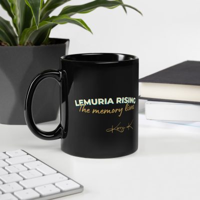 Black Glossy Mug Design 5